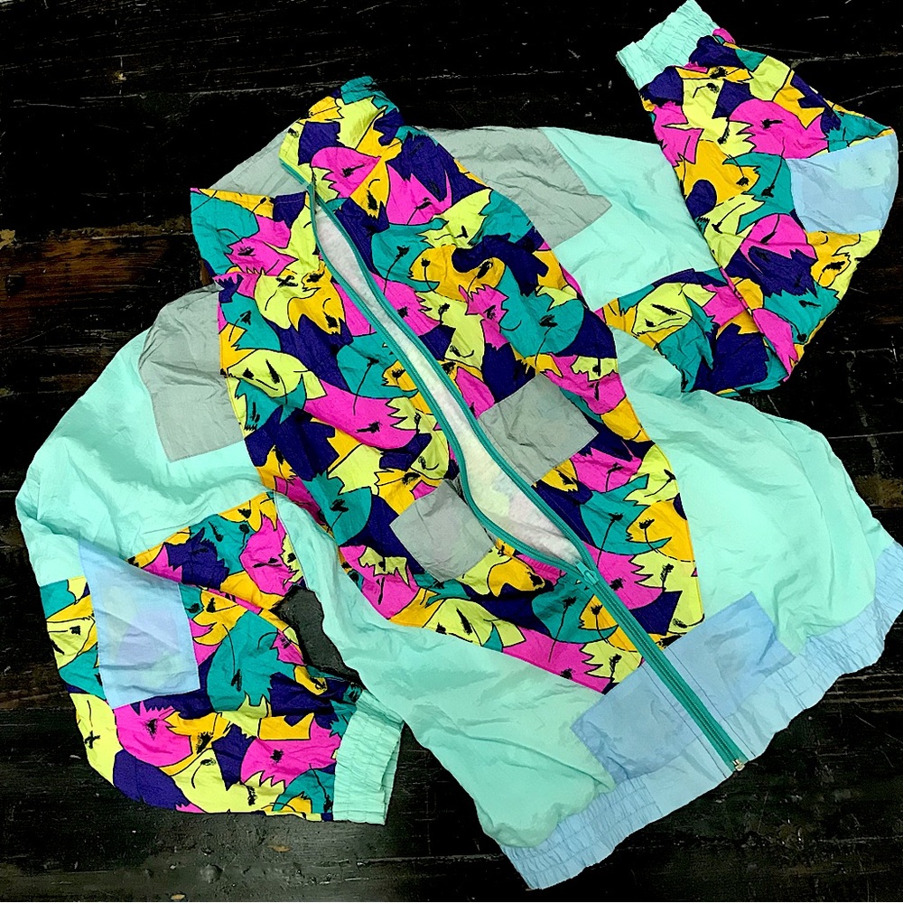 Colourful Abstract Windbreaker